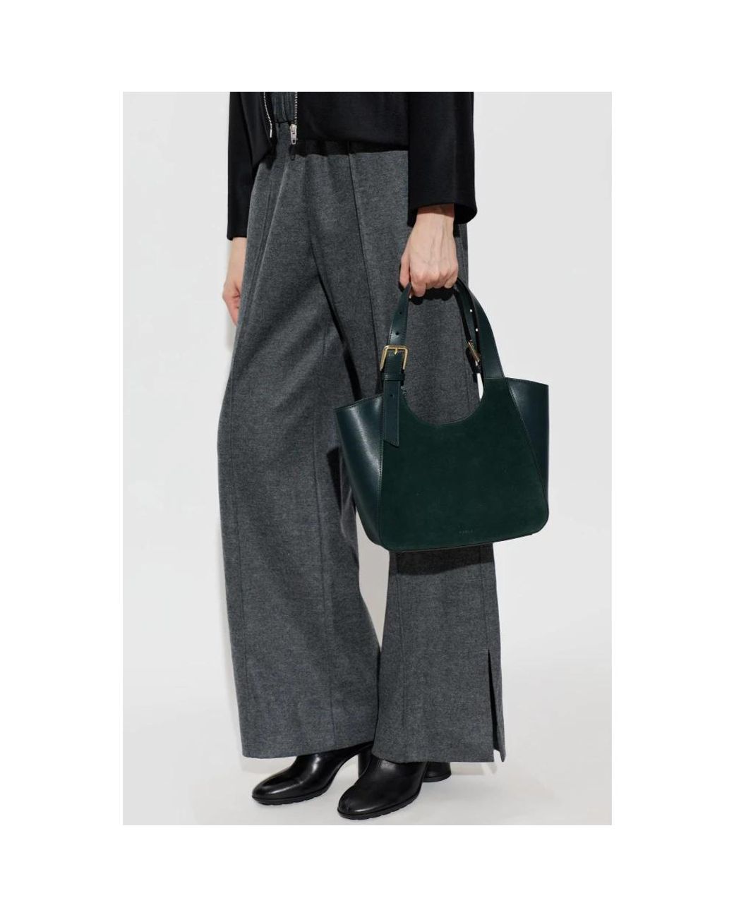 Furla Black Handbags