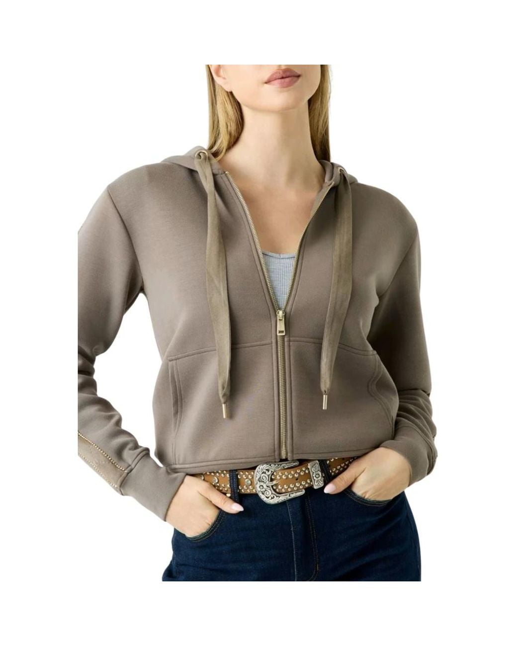 Guess Blue Zip-Throughs