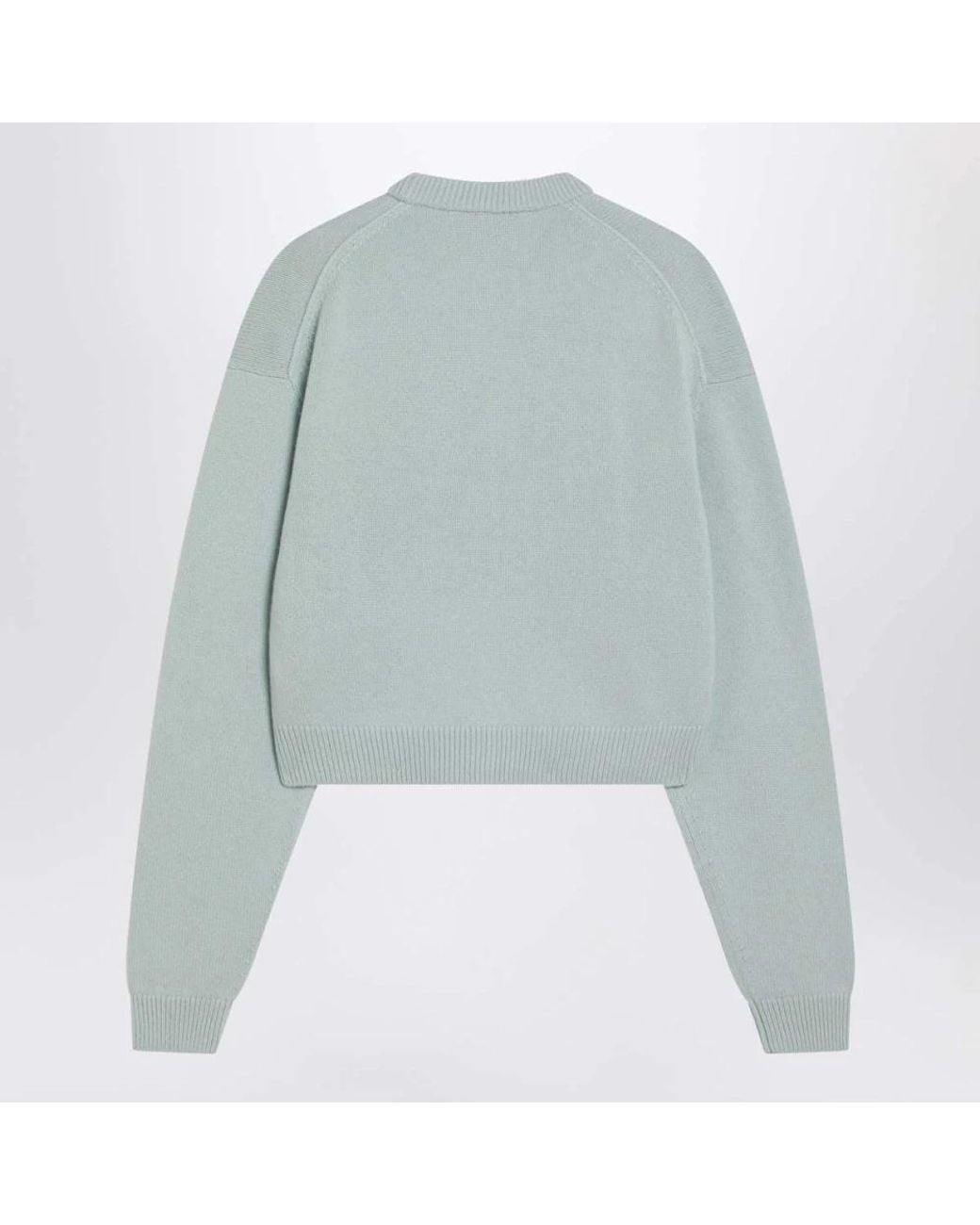 Acne Blue V-Neck Knitwear