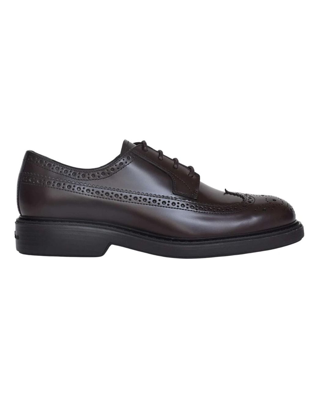 Hogan Black Dress Shoes for men
