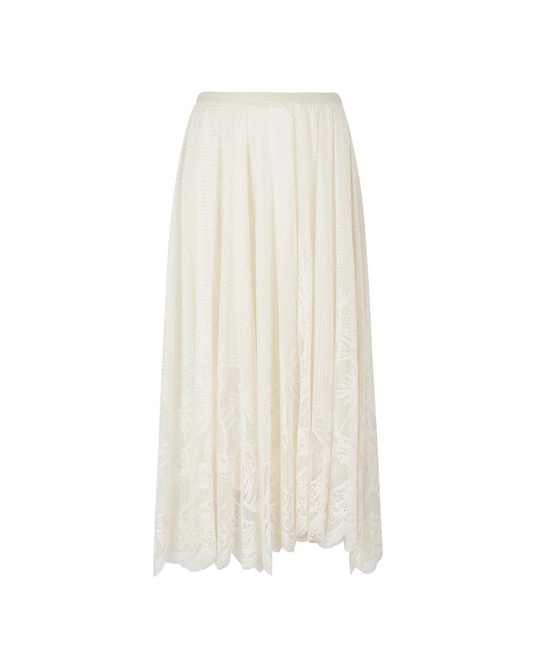 Fabiana Filippi White Midi Skirts