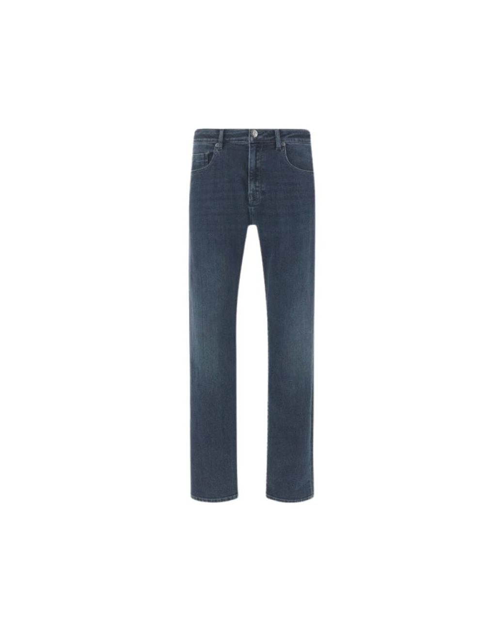 Paul & Shark Blue Straight Fit Jeans for men