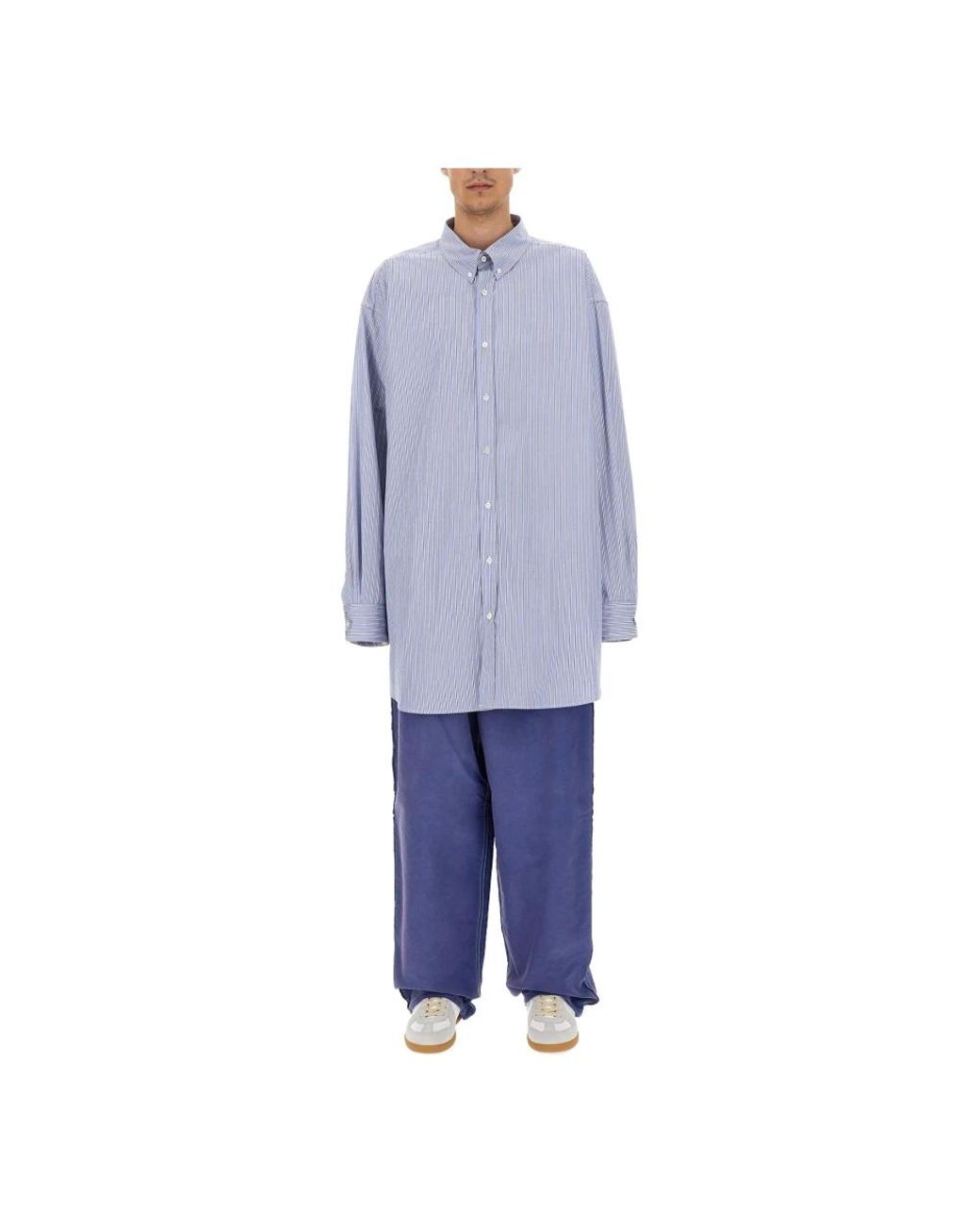 Maison Margiela Blue Casual Shirts for men