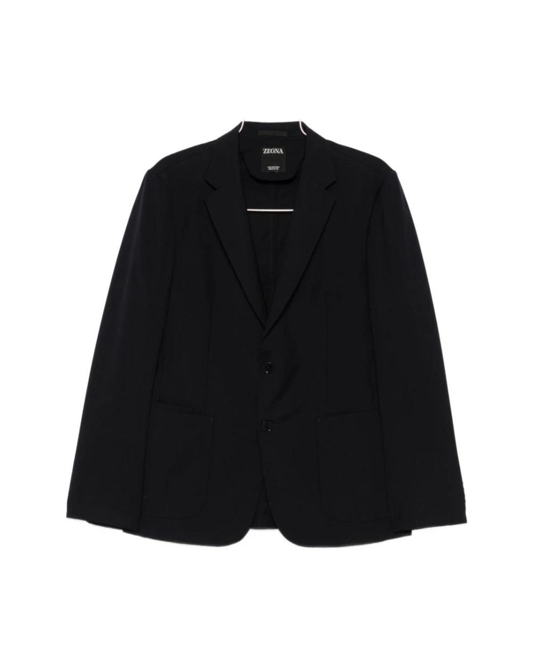 Zegna Black Single Breasted Suits for men