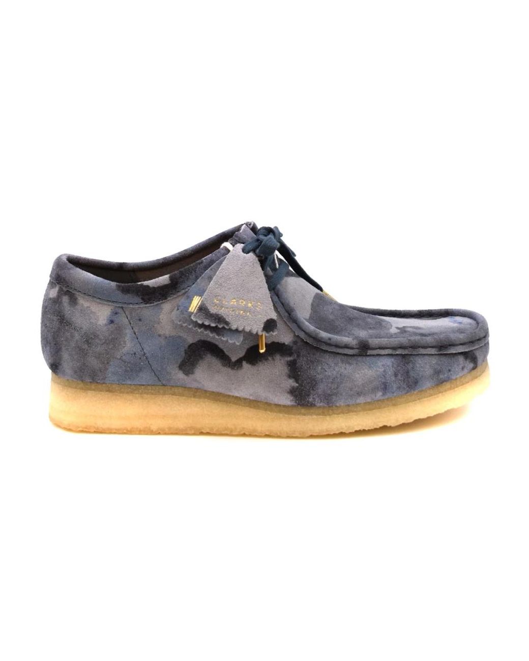 Clarks Blue Laced Shoes