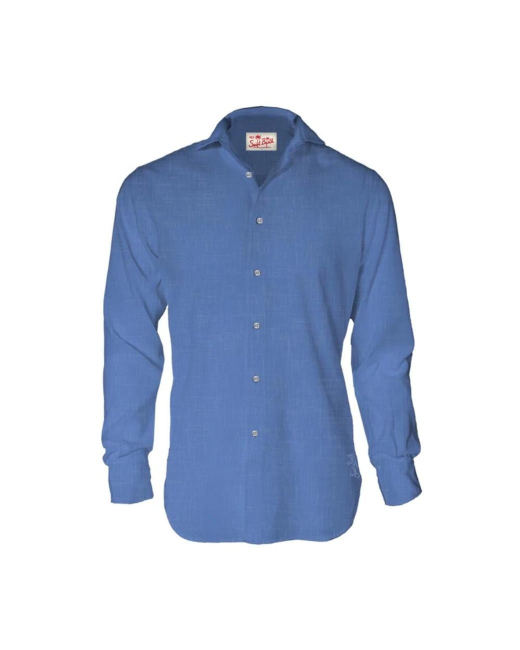 Mc2 Saint Barth Blue Casual Shirts for men