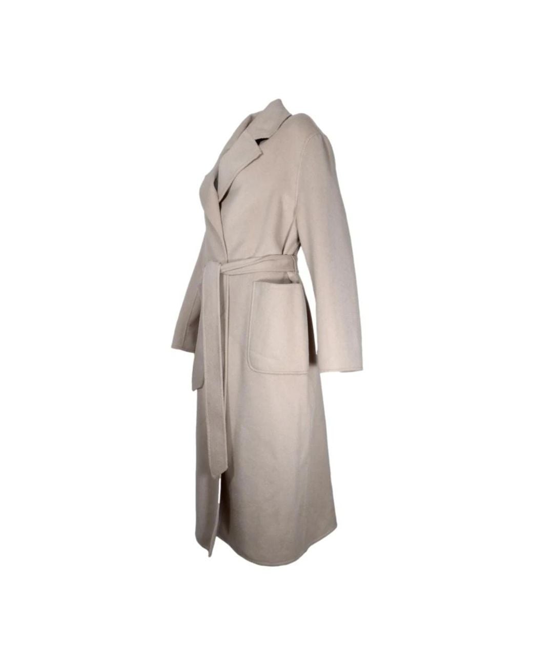 Kaos Gray Belted Coats