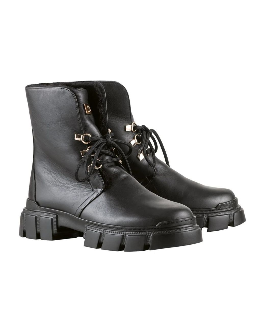 Högl Black Lace-Up Boots