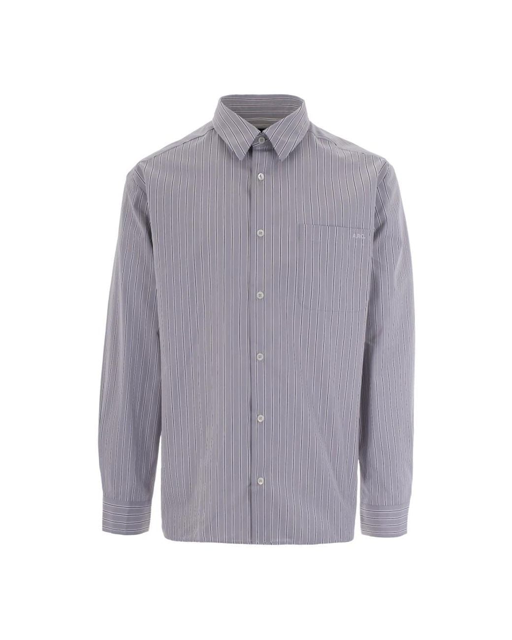 A.P.C. Purple Casual Shirts for men