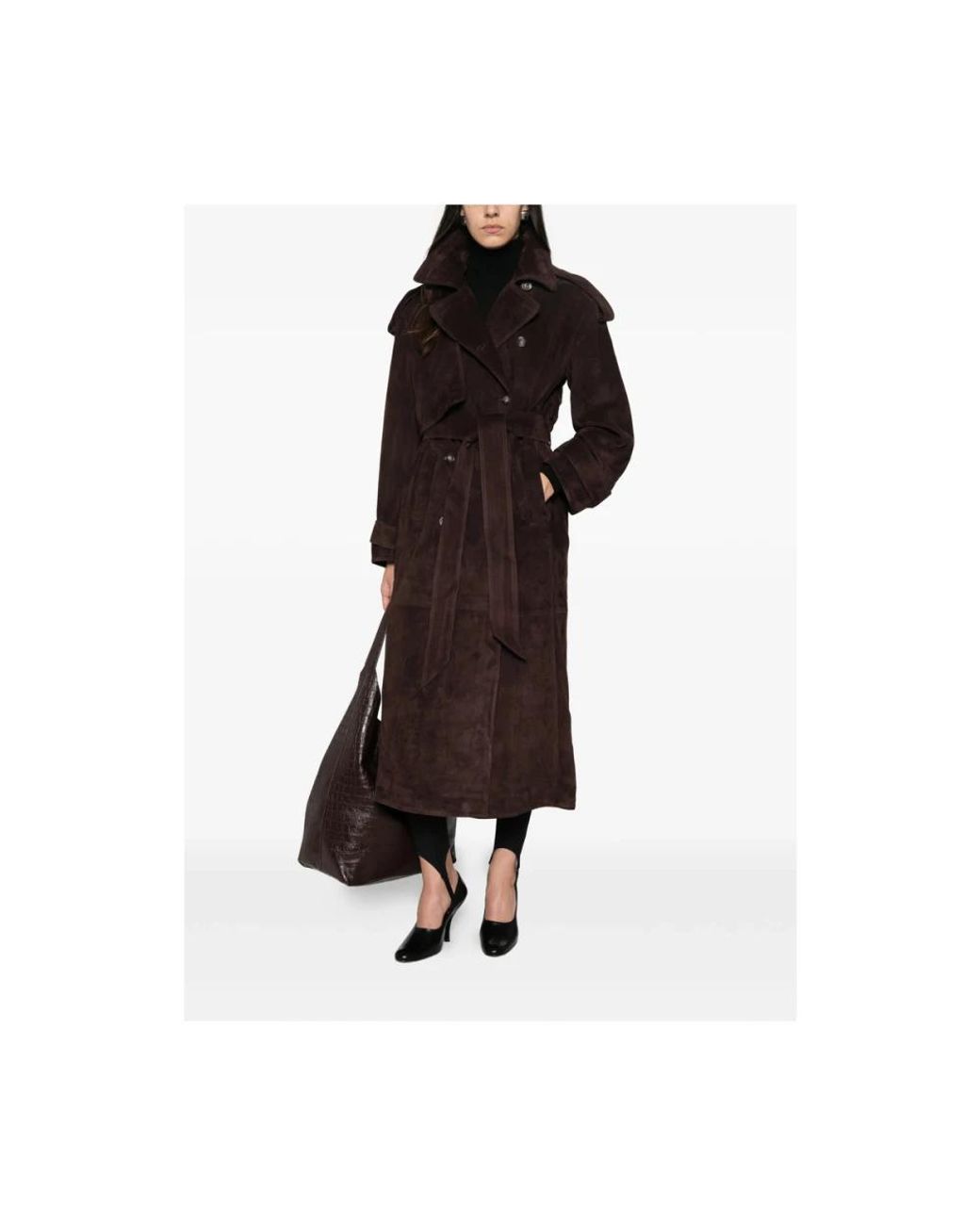 Almala Brown Trench Coats