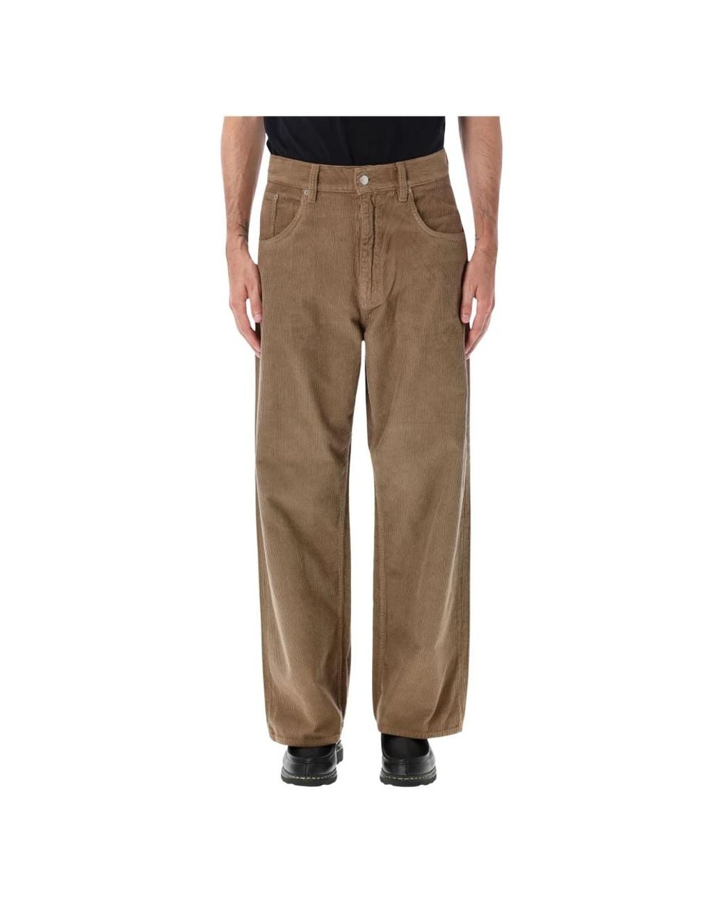 sunflower Brown Wide Trousers for men
