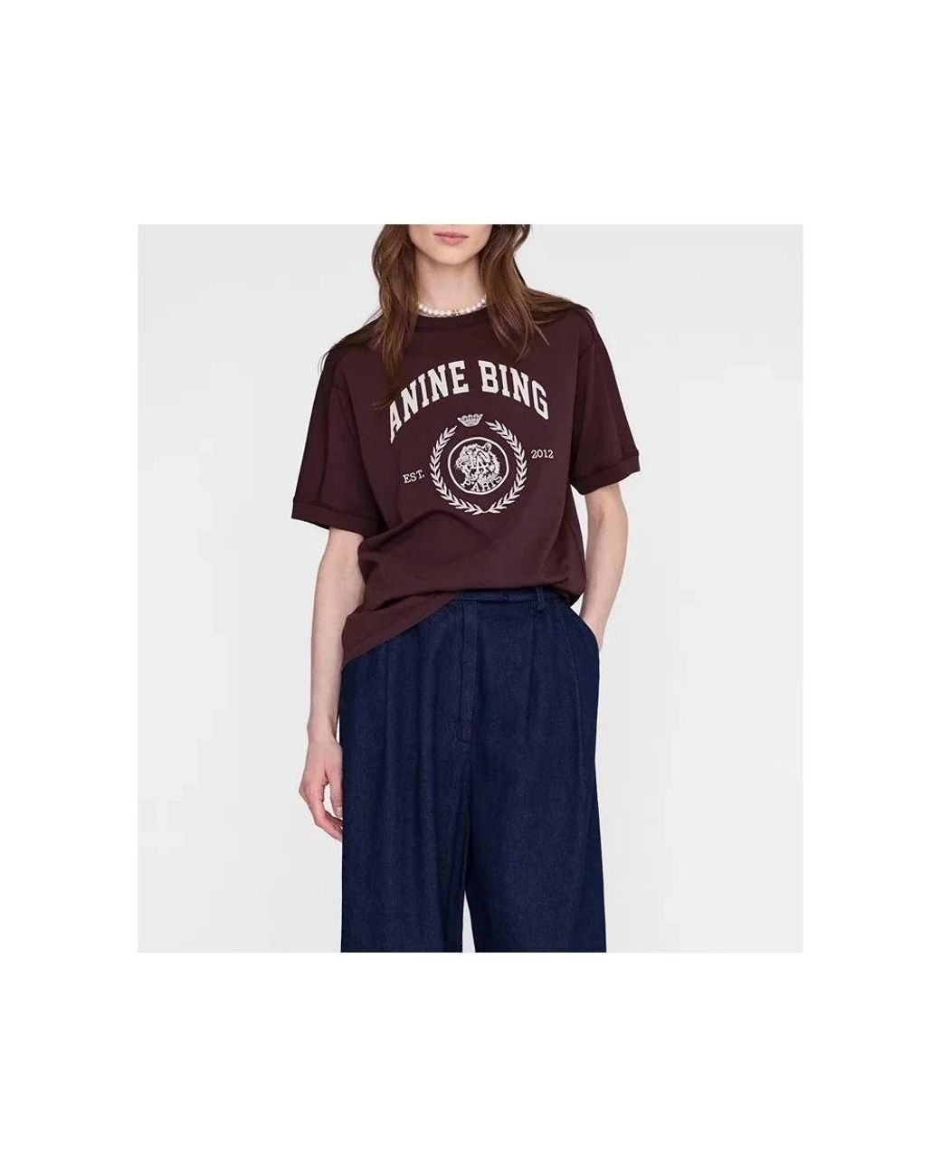 Anine Bing Purple T-Shirts