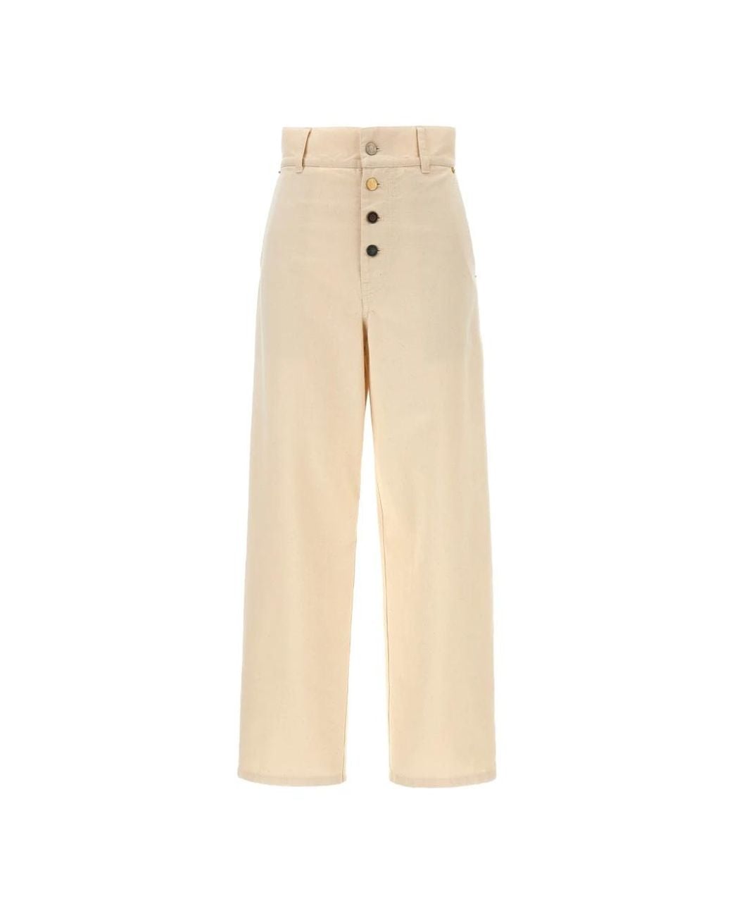 Moschino Natural Wide Trousers