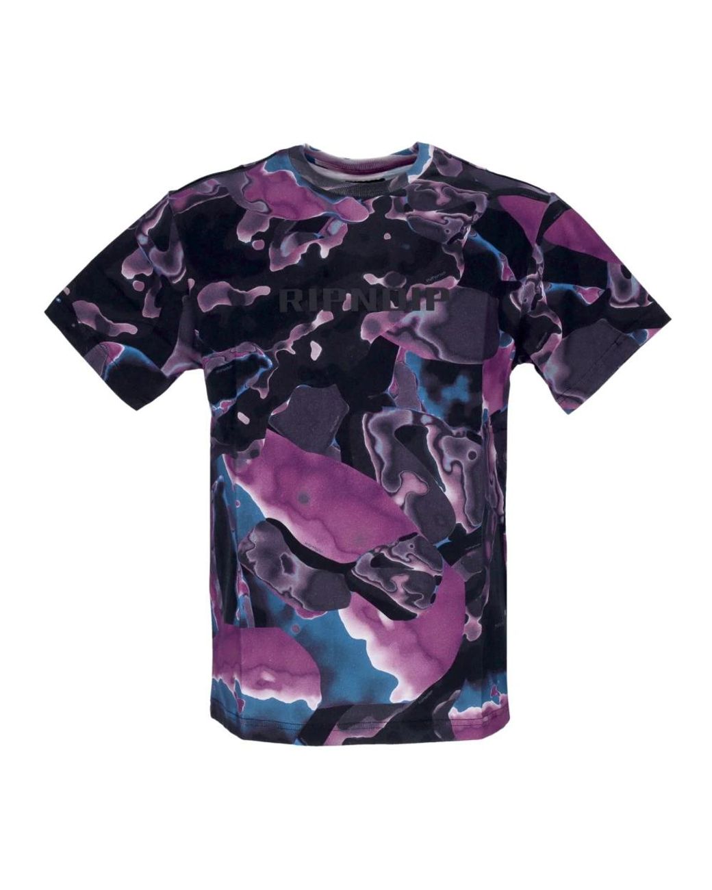 RIPNDIP Tops ,Veelkleurig ,Katoen Beam Tee T-Shirt All Over Print in het Blue voor heren