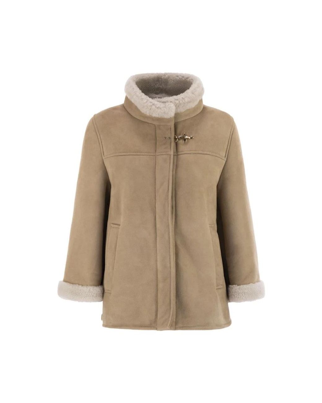 Fay Natural Faux Fur & Shearling Jackets