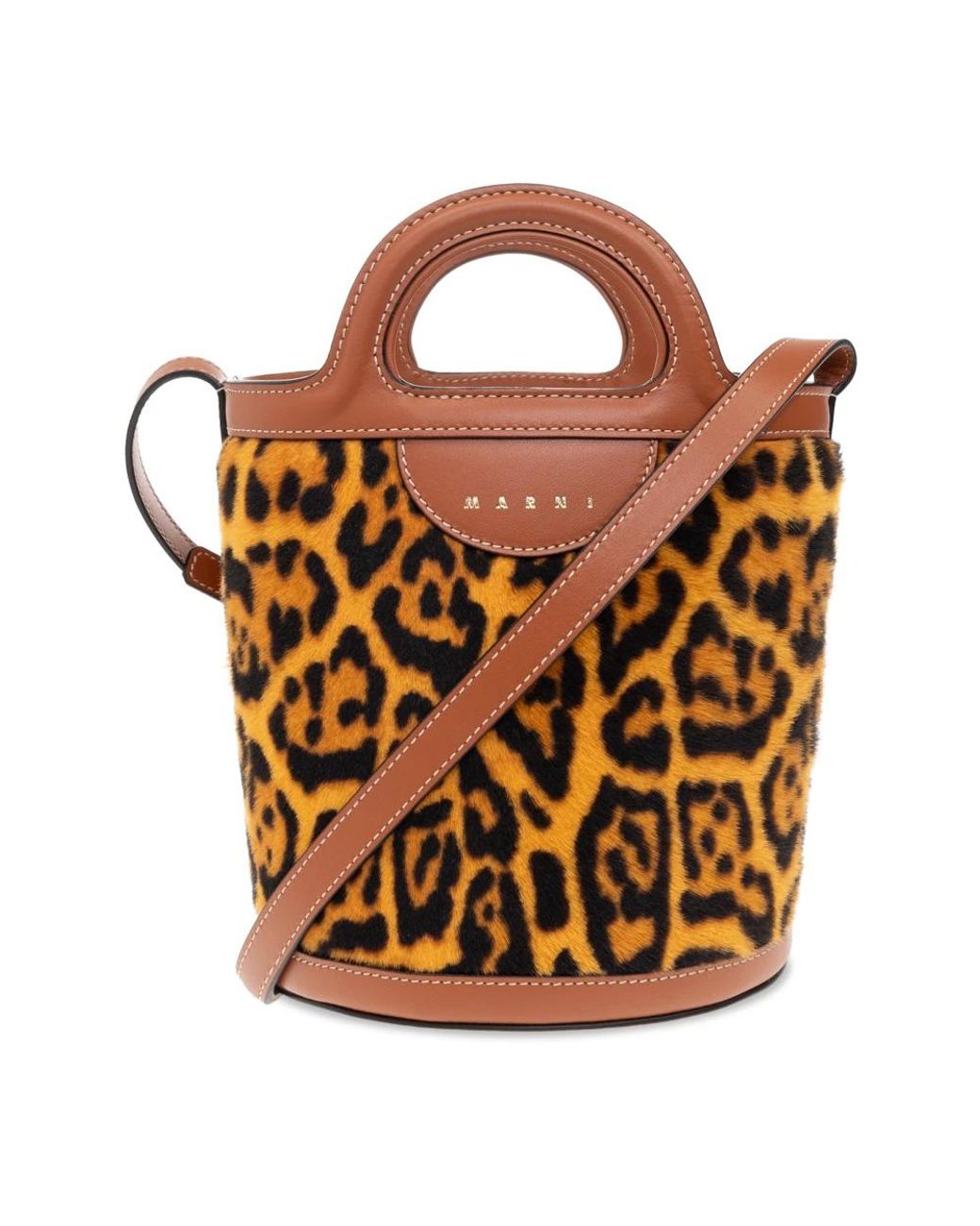Marni Brown Bucket Bags