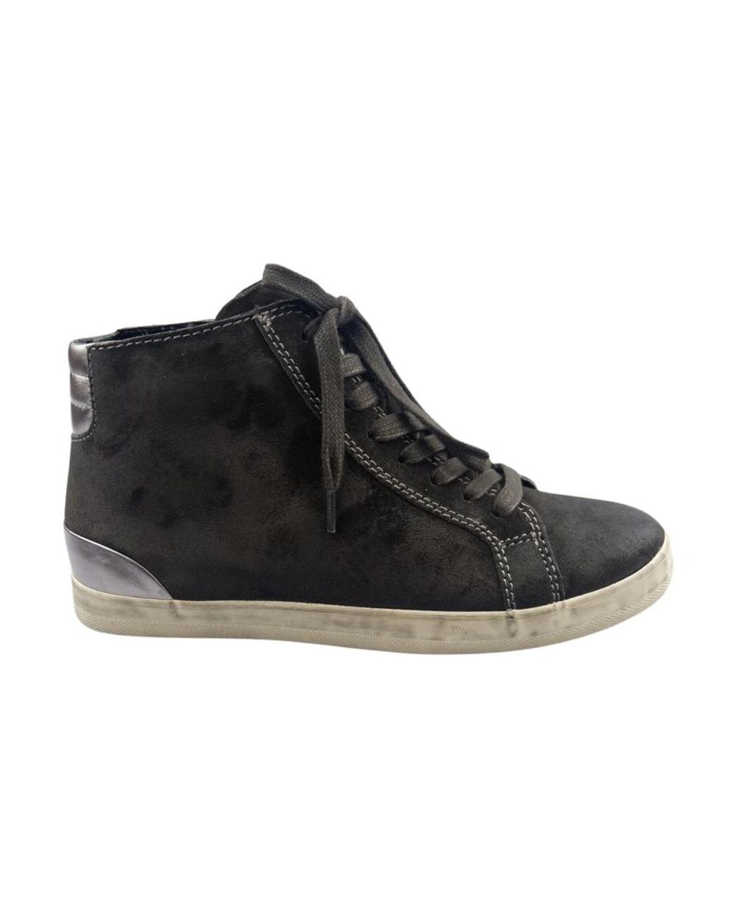 Gabor Schoenen ,Grijs ,Suède Stijlvolle Dameslaars in het Black