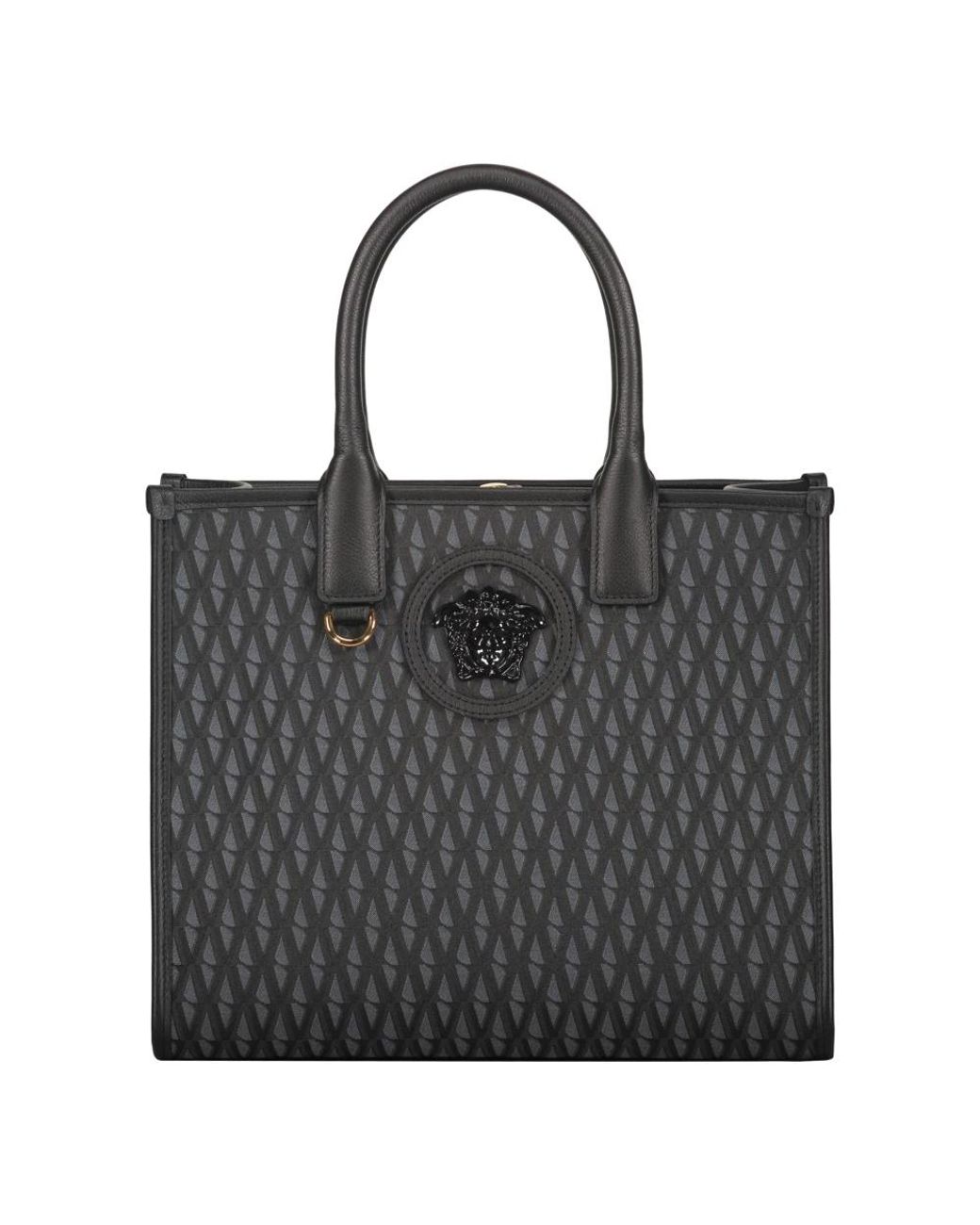 Versace Black Shopping Bags