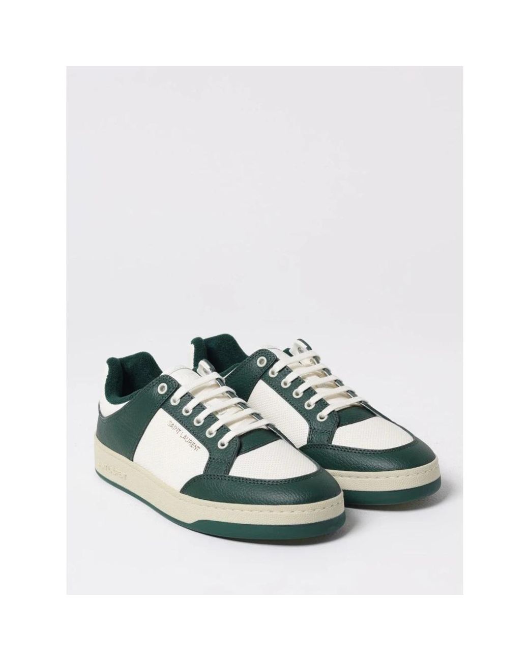 Saint Laurent Schoenen ,Groen ,Leer Athletic Footwear in het Green voor heren