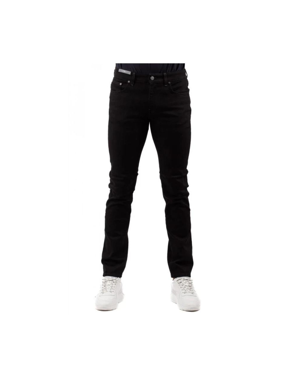PT Torino Black Slim-Fit Jeans for men