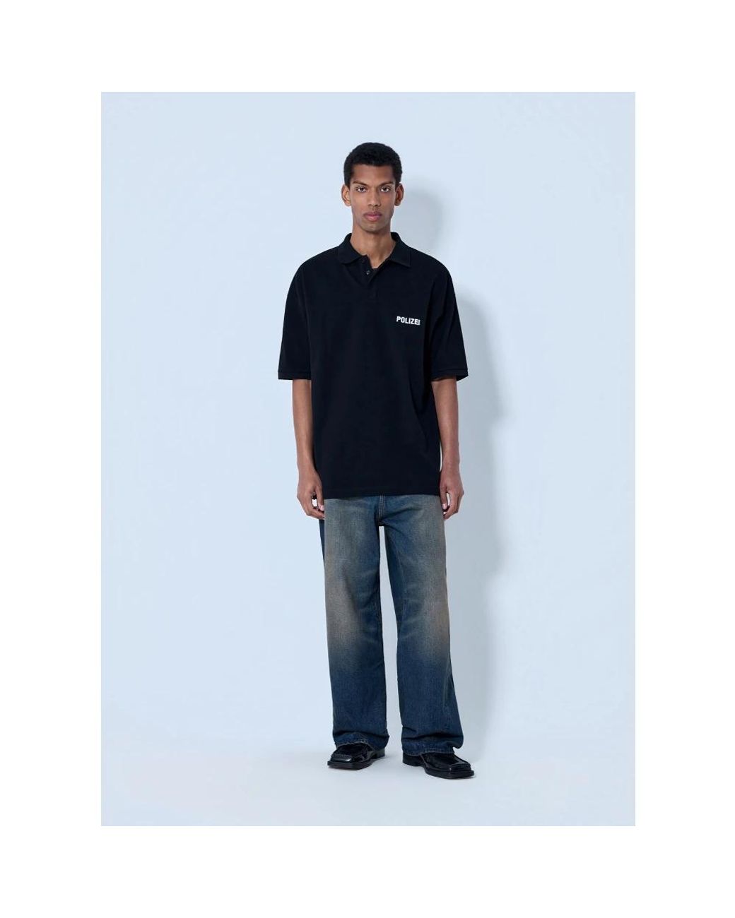 Vetements Blue Polo Shirts for men