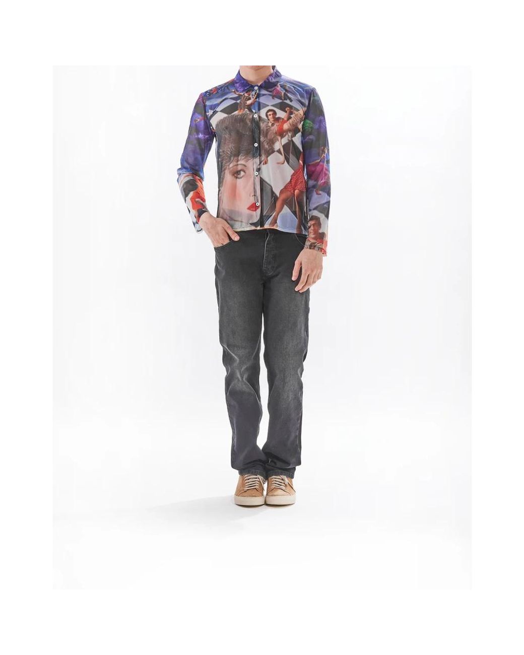 Sunnei Blue Casual Shirts for men