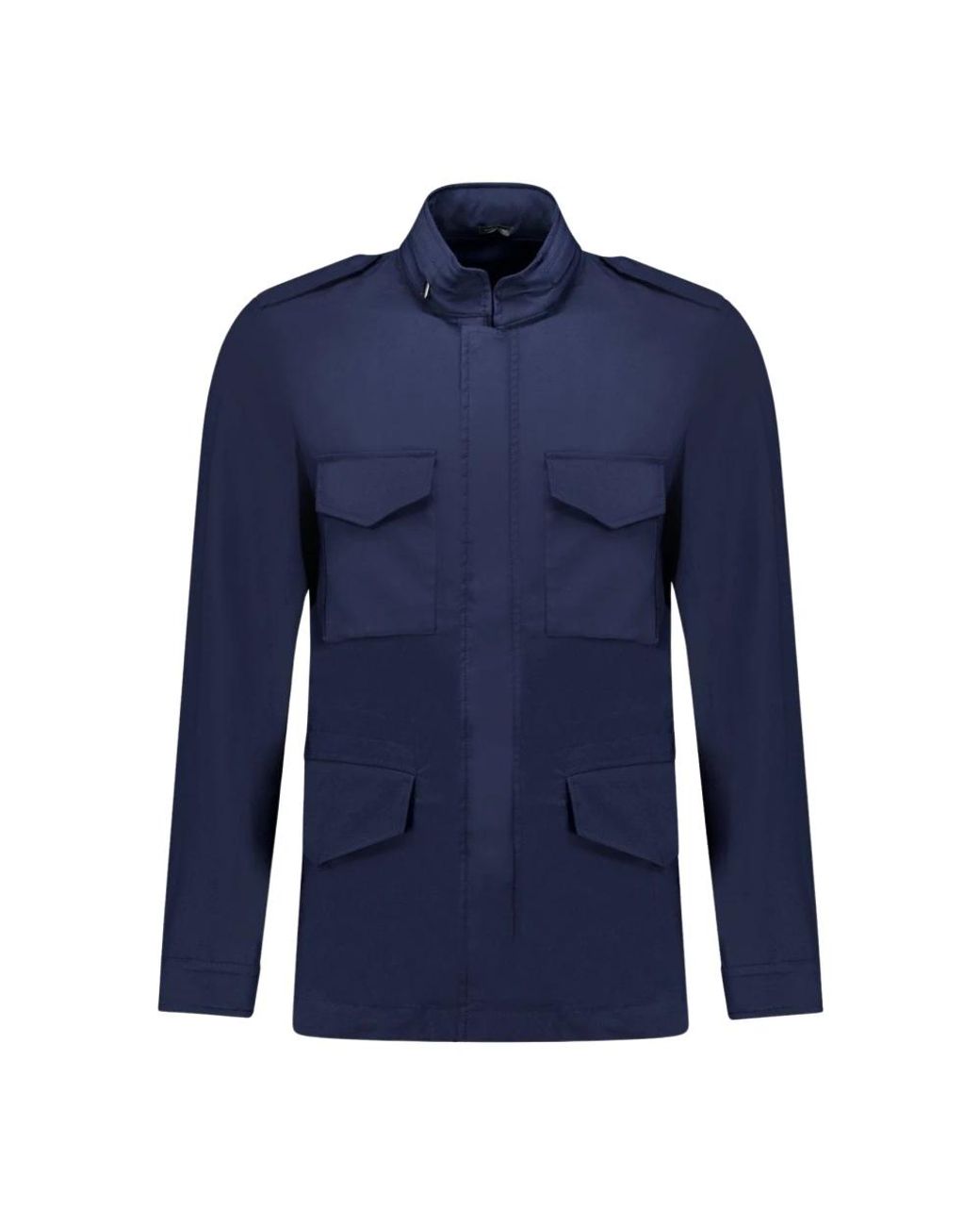AUTORE Cotton Field Jacket in het Blue voor heren