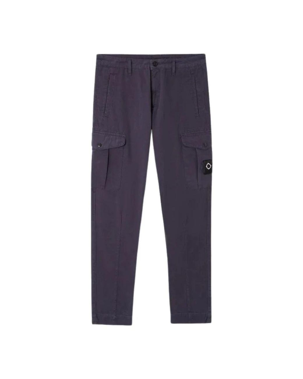 Ma Strum Blue Straight Trousers for men