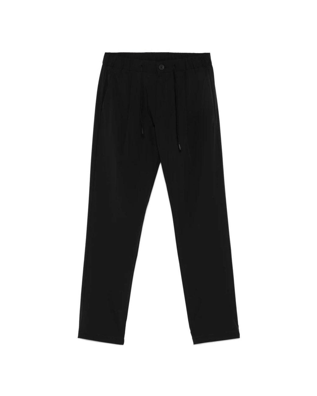 Straight Trousers Herno de hombre de color Black