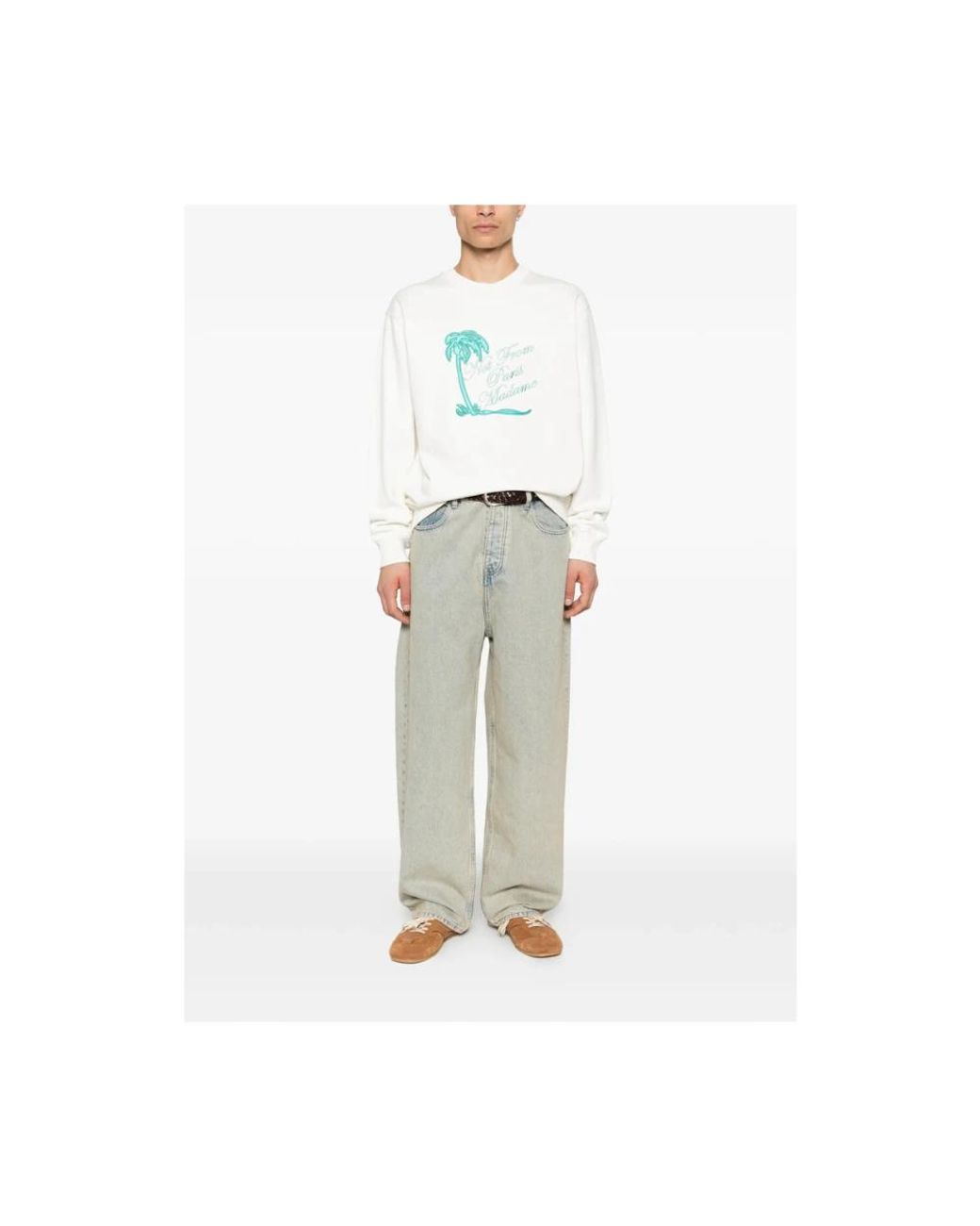 Drole de Monsieur White Sweatshirts for men