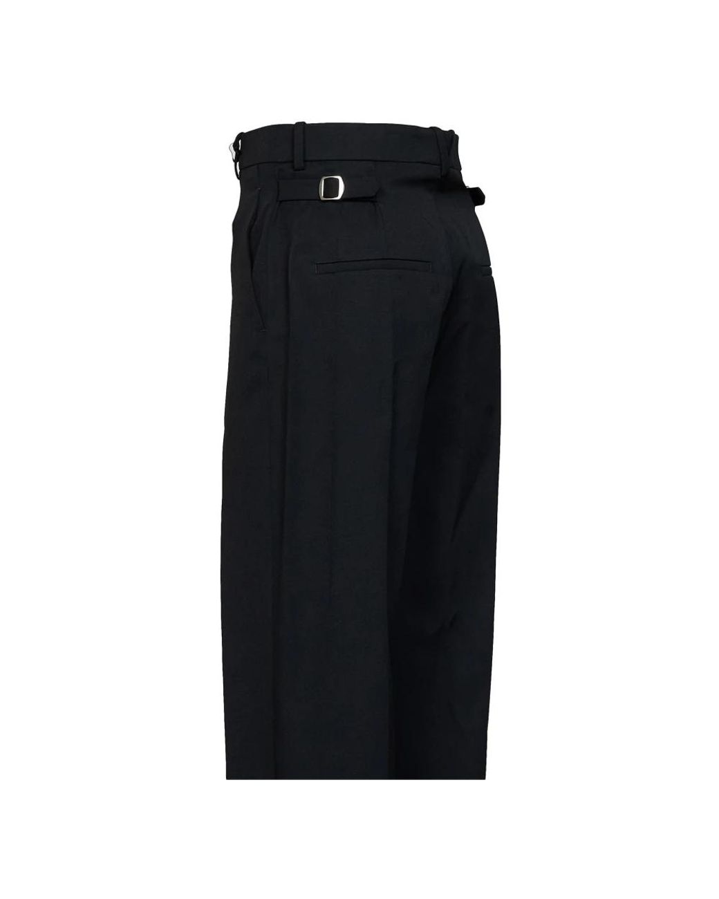 Bottega Veneta Black Straight Trousers
