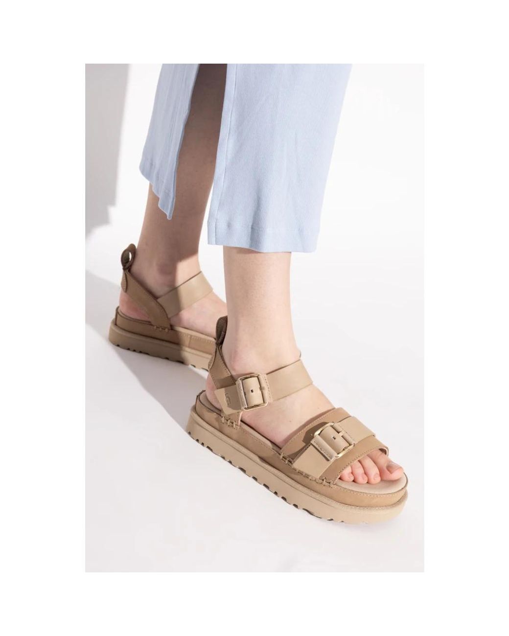 Ugg Metallic Flat Sandals