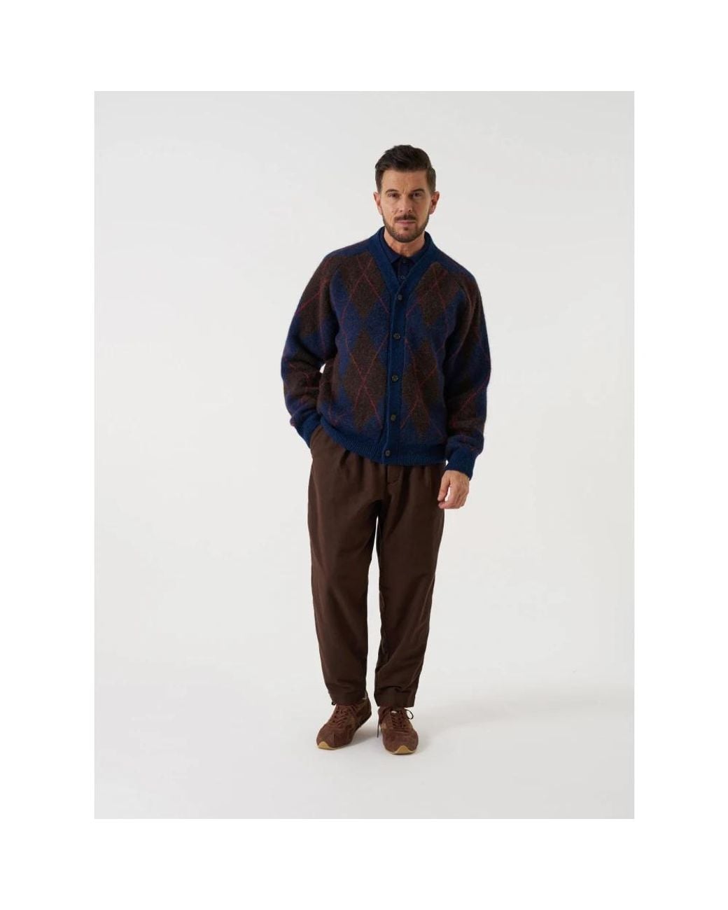 Cardigans di Universal Works in Blue da Uomo