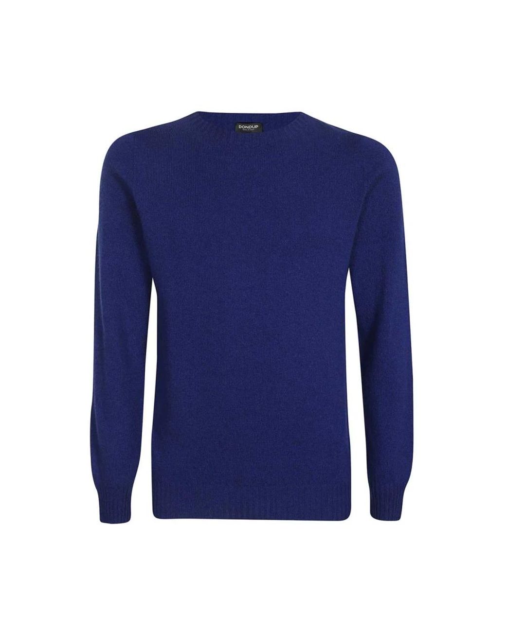 Dondup Blue Round-Neck Knitwear for men