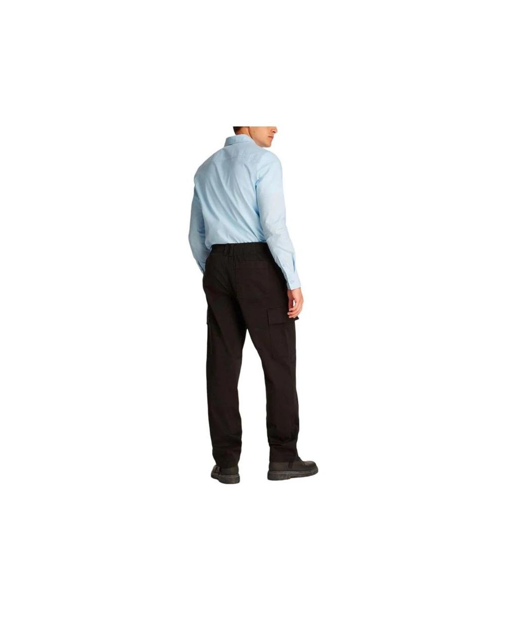 Calvin Klein Black Straight Trousers for men