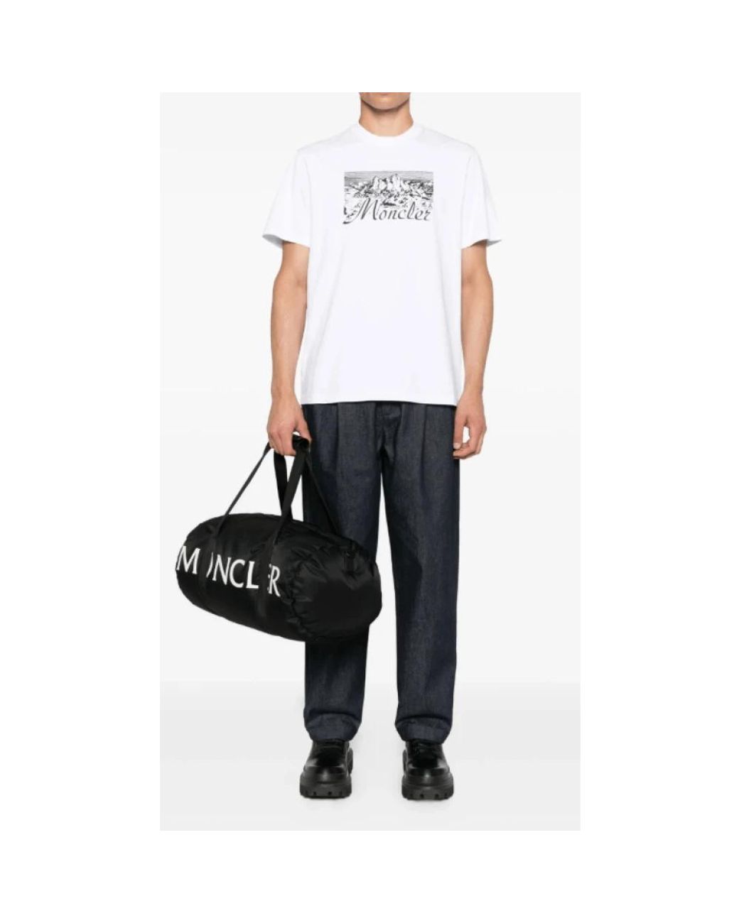 Moncler White T-Shirts for men