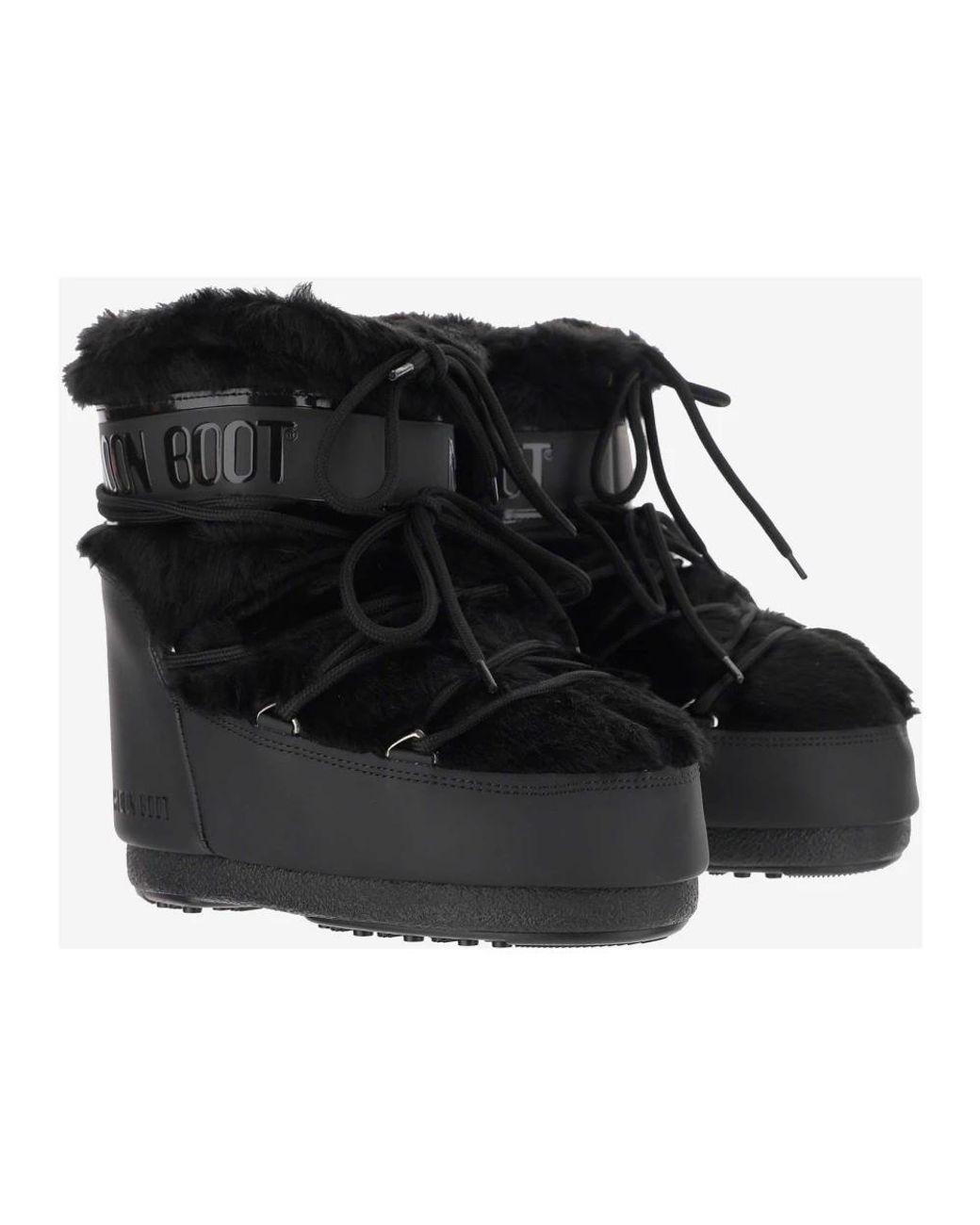 Moon Boot Black Winter Boots