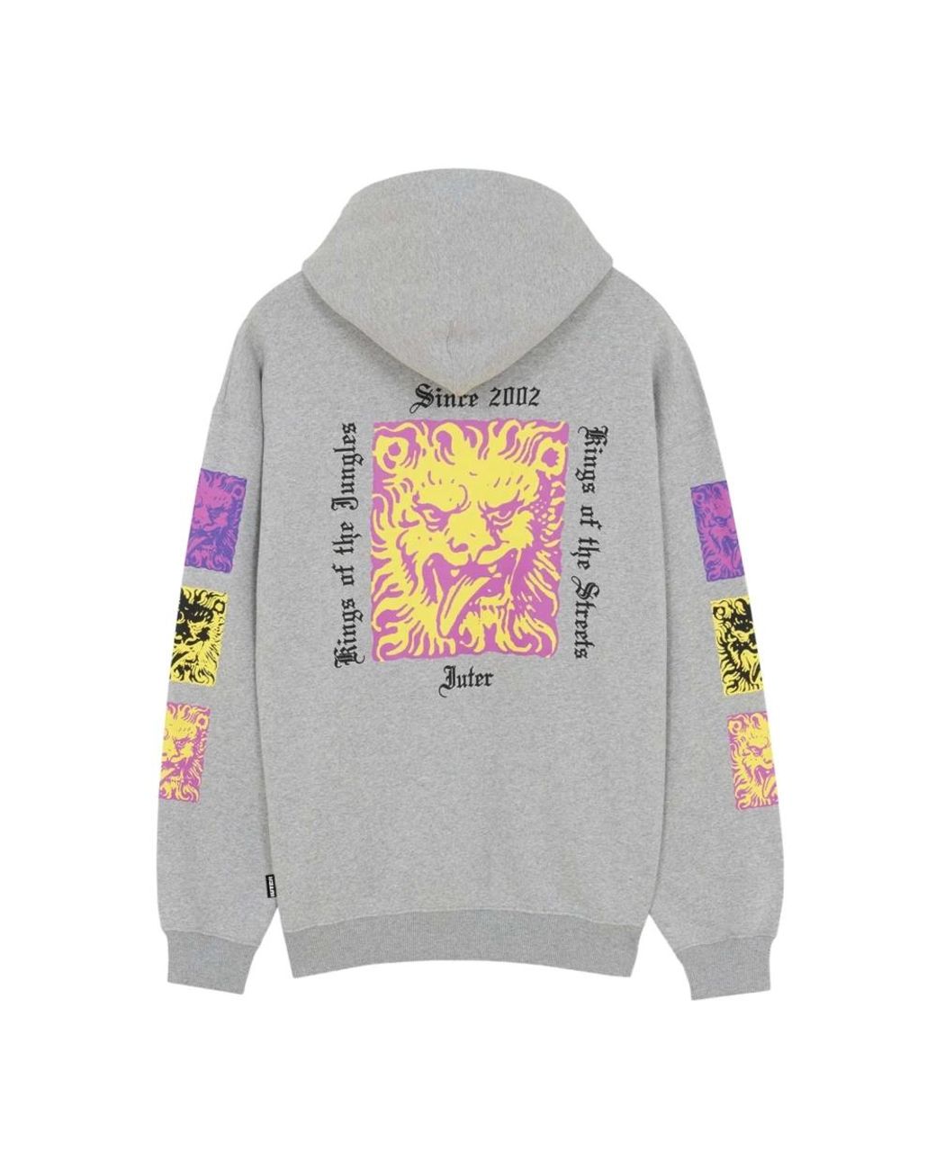 Iuter Gray Hoodies for men