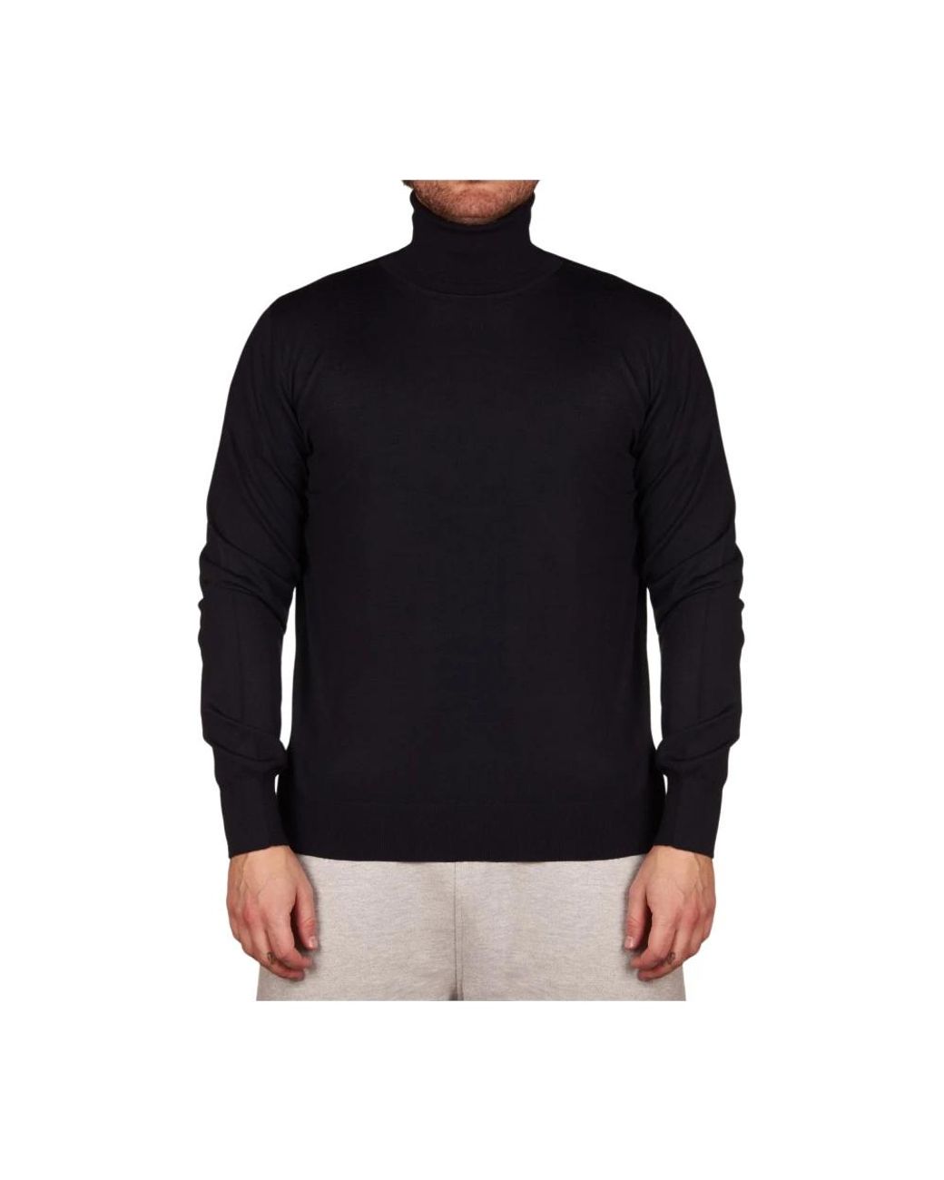 Turtlenecks Alpha Studio pour homme en coloris Black