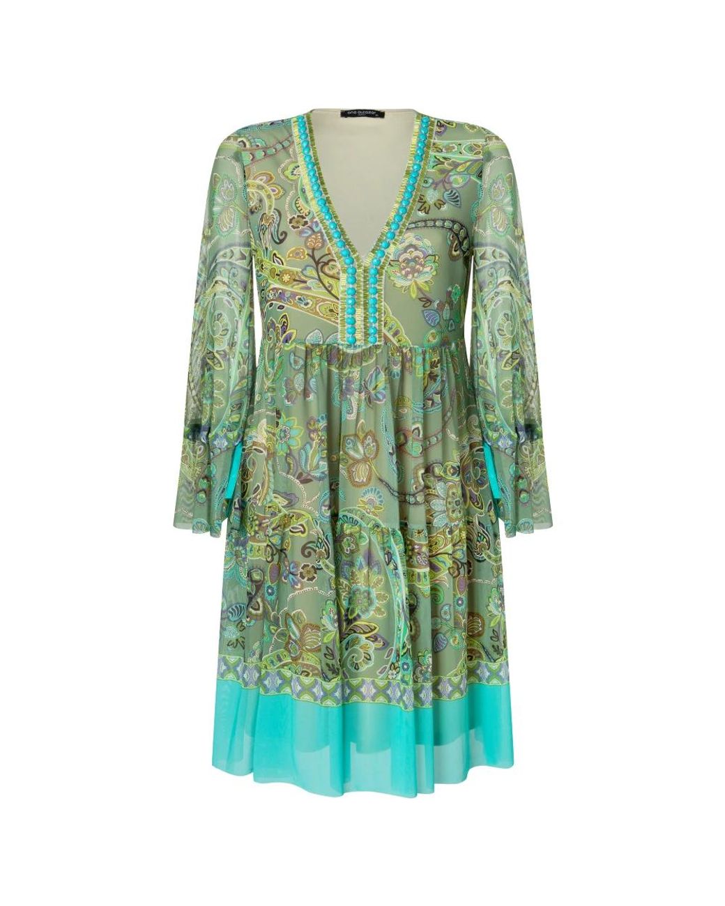 Ana Alcazar Green Midi Dresses