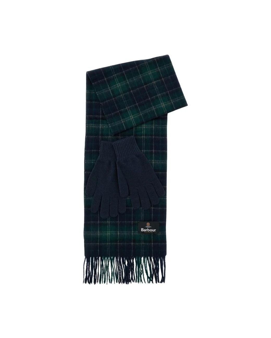 Barbour Blue Winter Scarves for men