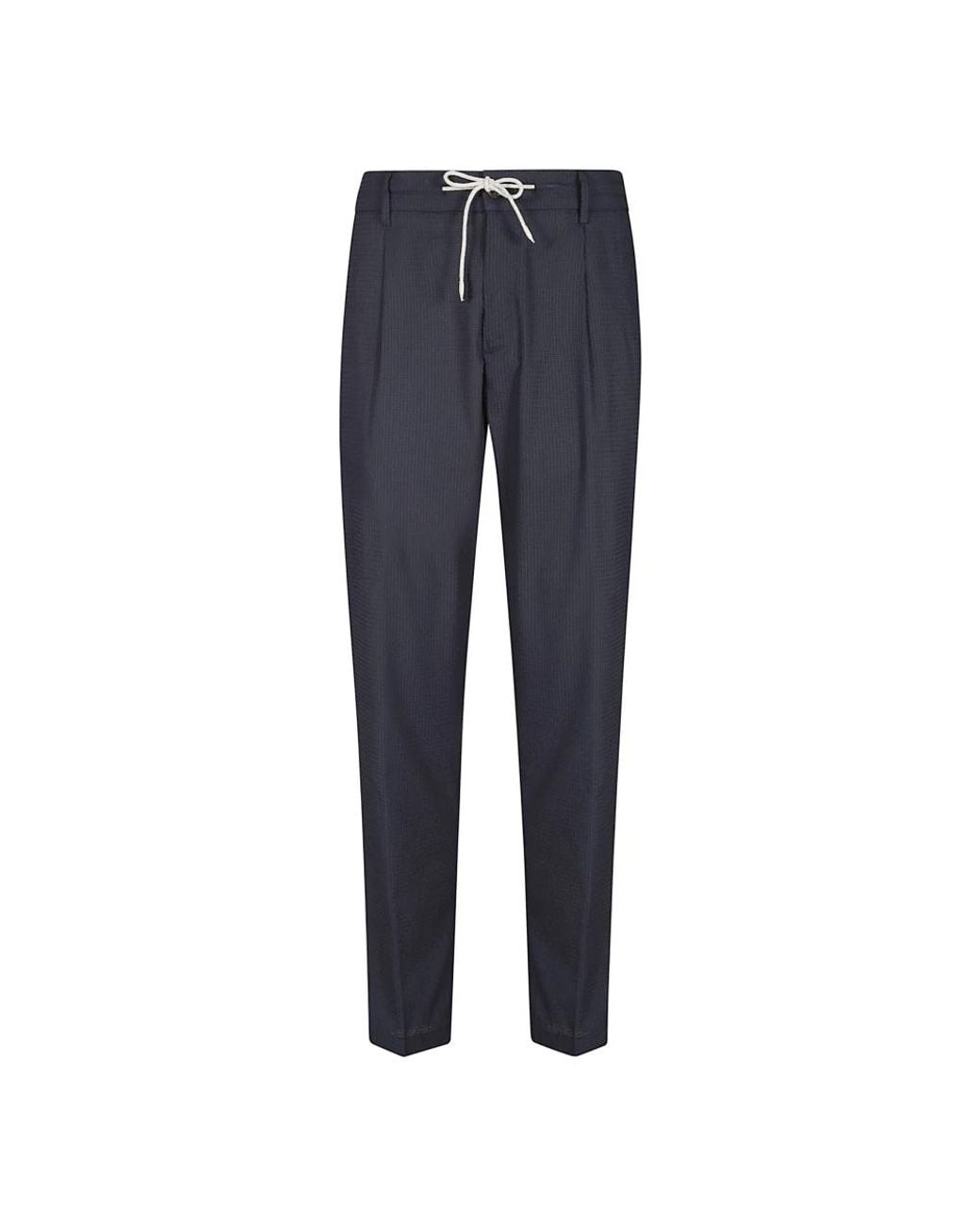 Eleventy Blue Slim-Fit Trousers for men