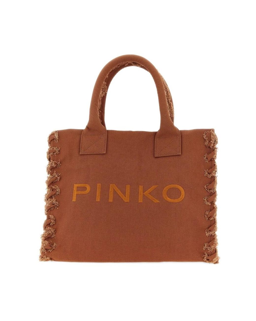 Pinko Brown Tote Bags