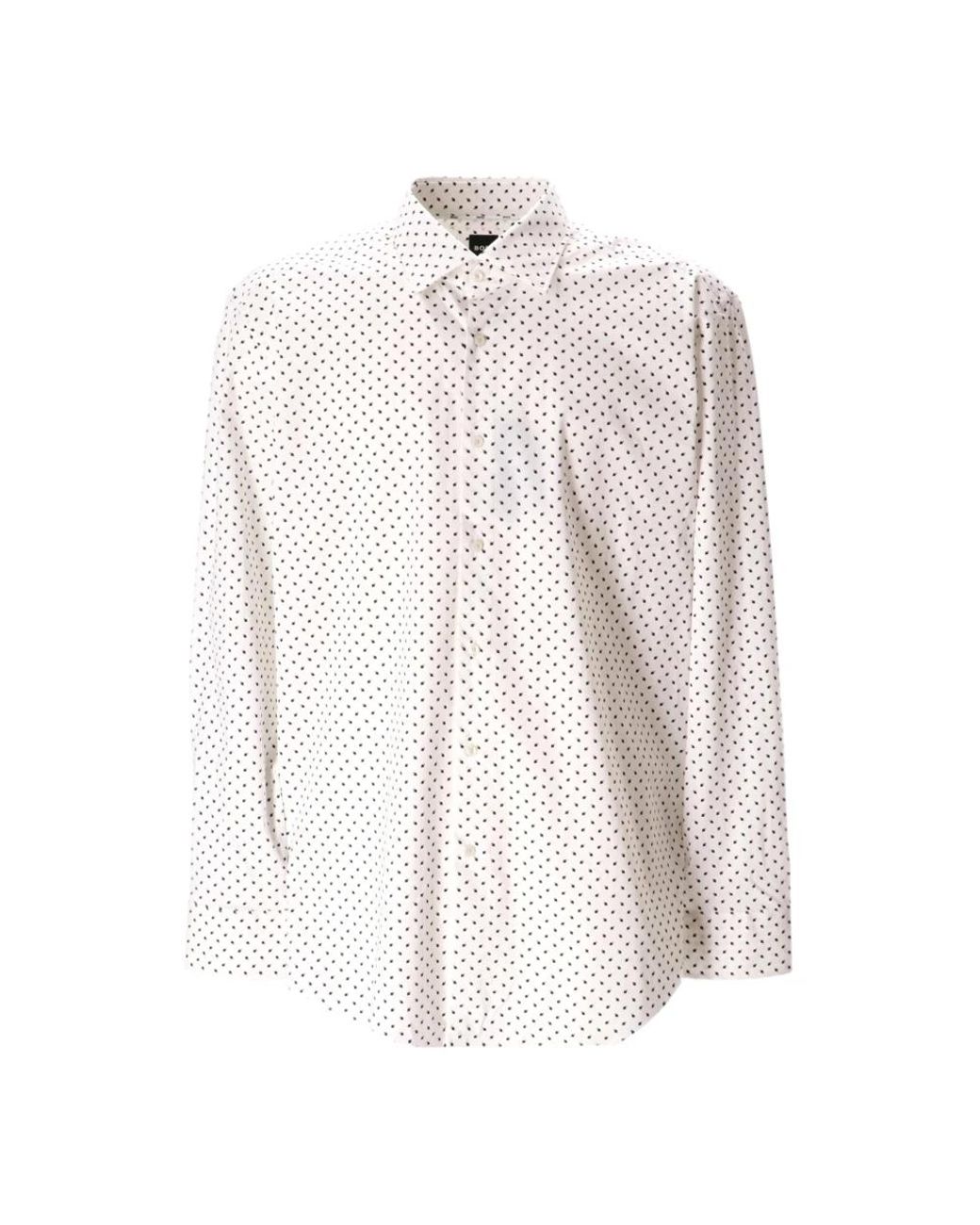 Boss White Casual Shirts for men