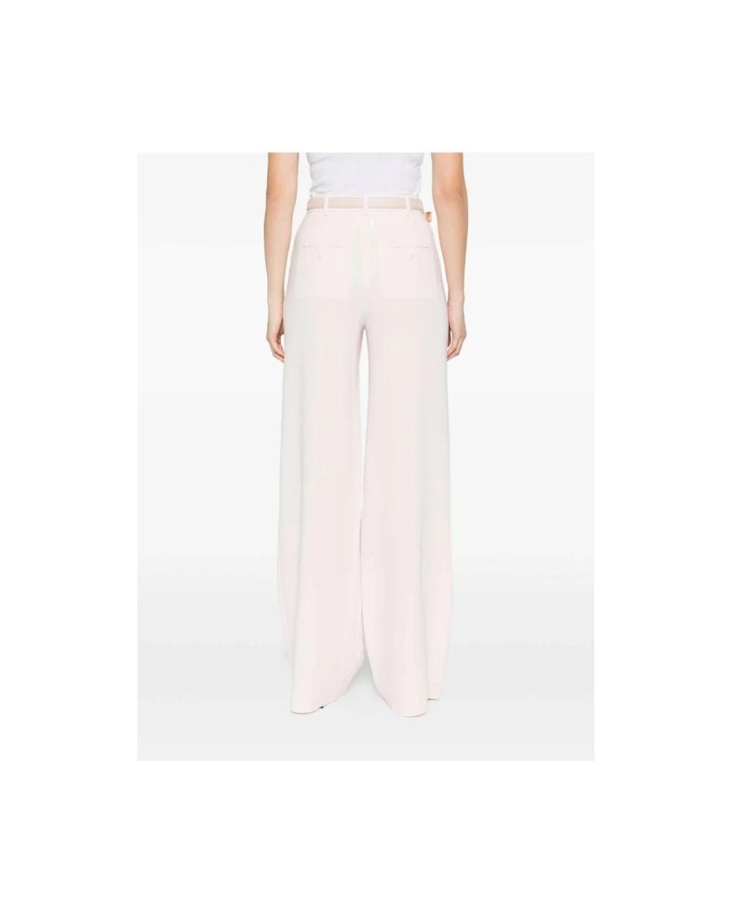 Max Mara Pink Wide Trousers