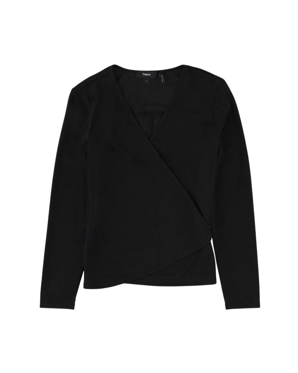 Theory Black Long Sleeve T-Shirts