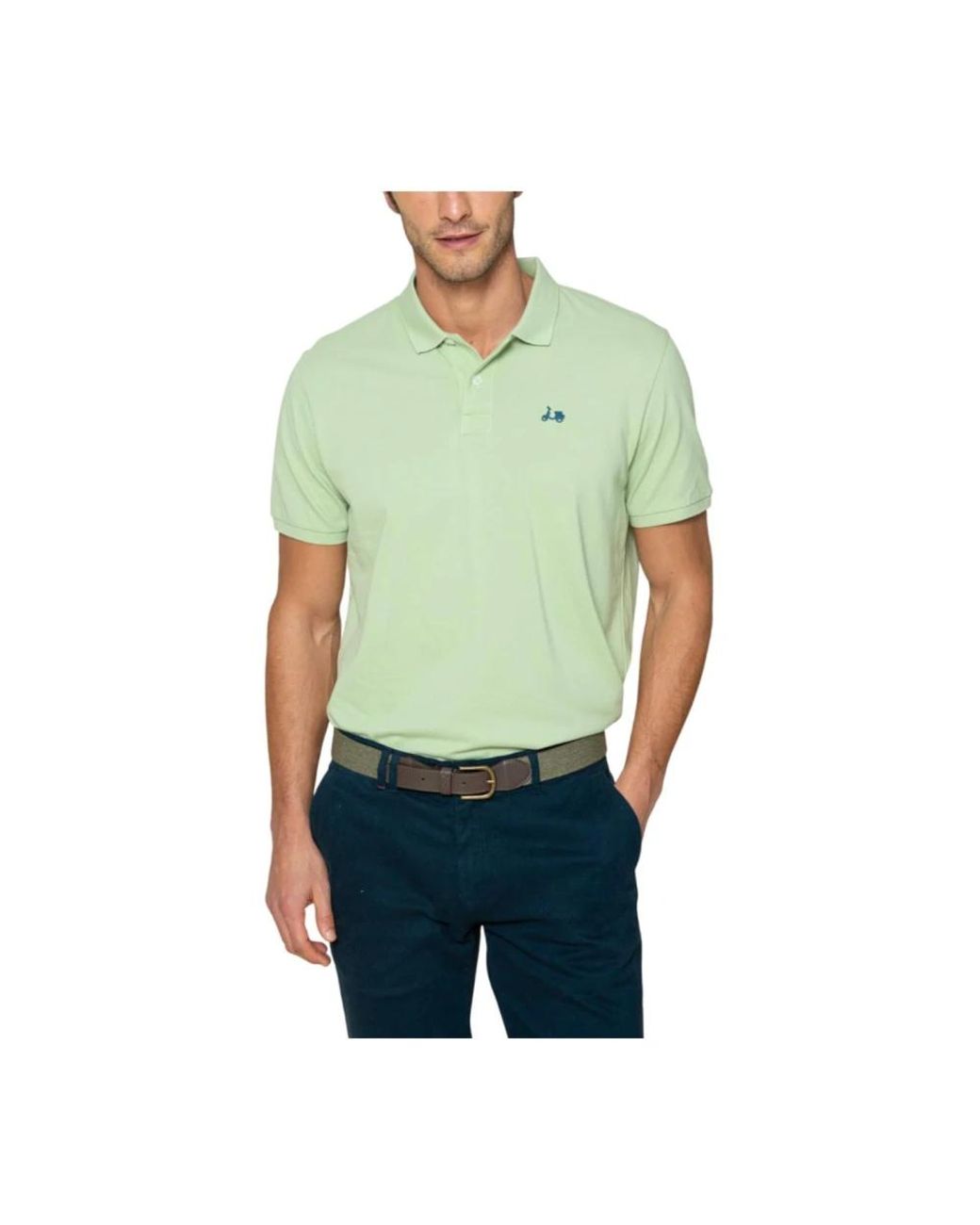 Scotta Green Polo Shirts for men