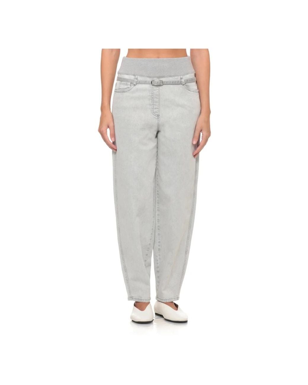 Panicale Gray Loose Fit Jeans