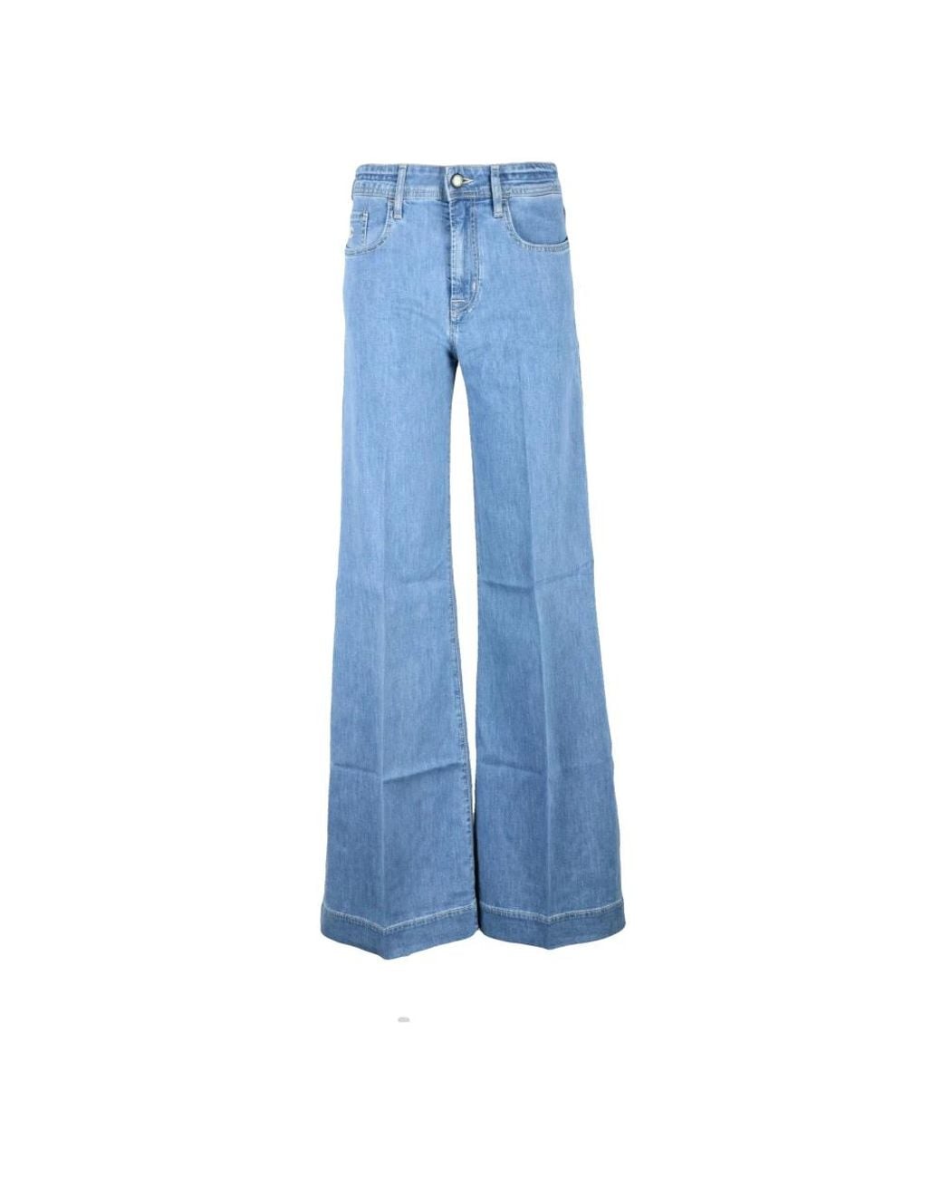 Jacob Cohen Blue Wide Jeans