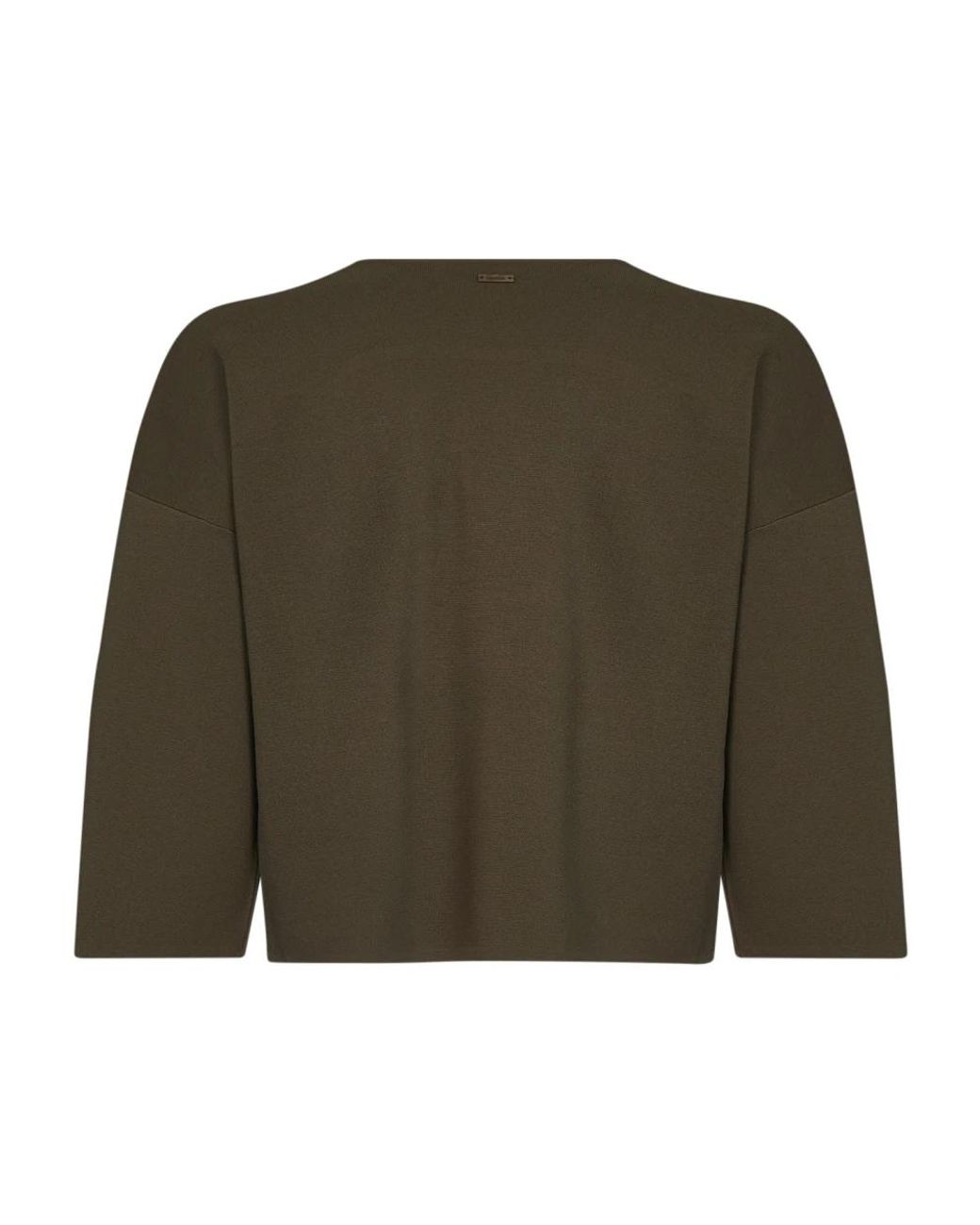 Max Mara Green V-Neck Knitwear